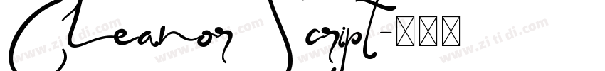 Eleanor Script字体转换